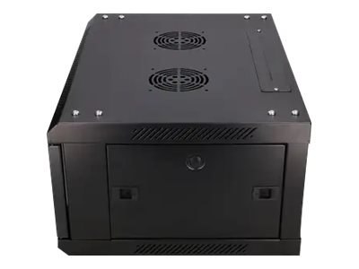 Extralink - Stojak szafa - do montażu na ścianie - czarny - 4U - 19"