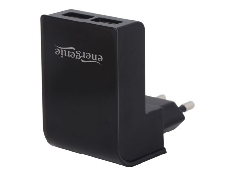EnerGenie - Zasilacz - 2.1 A - 2 złącza wychodzące (2 x USB) - biały
