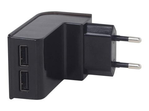 EnerGenie - Zasilacz - 2.1 A - 2 złącza wychodzące (2 x USB) - biały