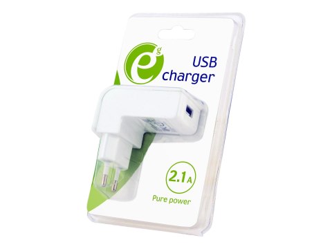 EnerGenie - Zasilacz - 2.1 A (USB) - biały