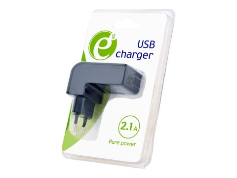 EnerGenie - Zasilacz - 2.1 A (USB) - czarny