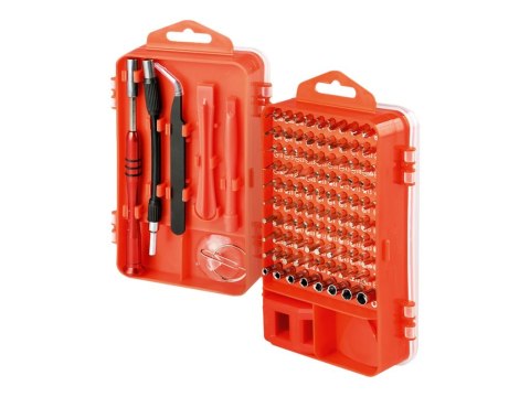Gembird Cablexpert TK-SD-07 - Zestaw końcówek wkrętaka - 108 sztuki - w etui