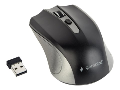 Gembird MUSW-4B-04-GB - Mysz - optyczna - 4 przyciski - bezprzewodowa - 2.4 GHz - odbiornik bezprzewodowy USB - czarny, kosmiczn