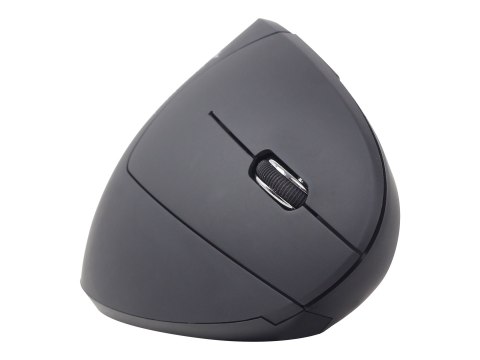 Gembird MUSW-ERGO-01 - Mysz pionowa - ergonomiczna - praworęczna - 6 przyciski - bezprzewodowa - 2.4 GHz - odbiornik bezprzewodo