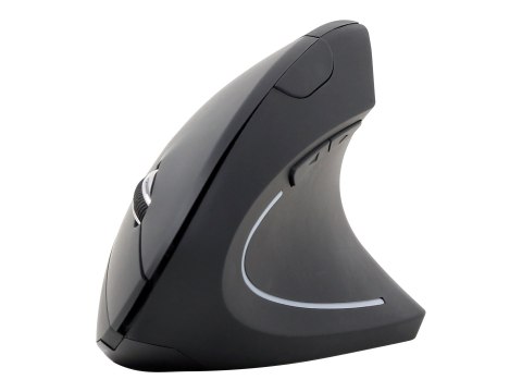 Gembird MUSW-ERGO-01 - Mysz pionowa - ergonomiczna - praworęczna - 6 przyciski - bezprzewodowa - 2.4 GHz - odbiornik bezprzewodo