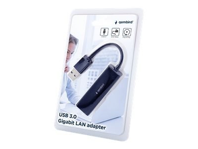 Gembird NIC-U3-02 - Adapter sieciowy - USB 3.0 - Gigabit Ethernet x 1