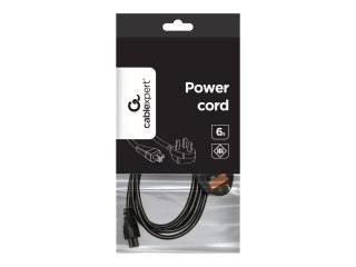 Gembird PC-187-ML12 - Kabel zasilający - IEC 60320 C5 do BS 1363 (M) - 1.8 m - odlewany