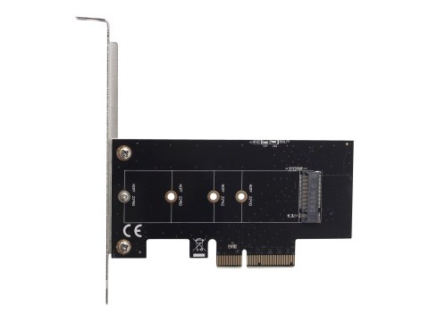 Gembird PEX-M2-01 - Przejściówka interfejsu - M.2 Card - niski profil - PCIe 3.0 x4