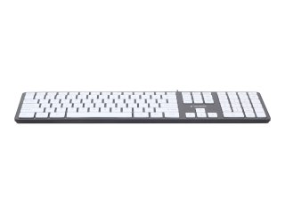 Gembird Slimline KB-MCH-02-BKW - Klawiatura - USB - US - czarny, biały