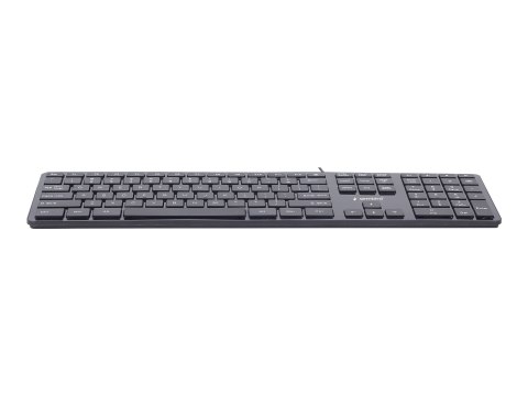 Gembird Slimline KB-MCH-02 - Klawiatura - USB - US - czarny