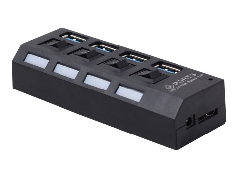 Gembird UHB-U3P4-22 - Koncentrator - 4 x SuperSpeed USB 3.0 - stacjonarny