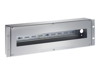 Intellinet - Skrzynka instalacyjna szyny DIN - jasnoszary, RAL 7035 - 3U - 19"
