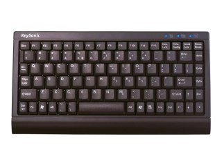 KeySonic ACK-595 C+ - Klawiatura - PS/2, USB - czarny mat