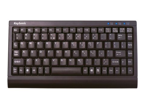 KeySonic ACK-595 C+ - Klawiatura - PS/2, USB - czarny mat