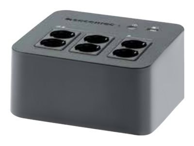 Socomec Netys PL NPL-0600-F - UPS - AC 230 V - 360 wat - 600 VA - USB - złącza wyjściowe: 6 - Francja - czarny