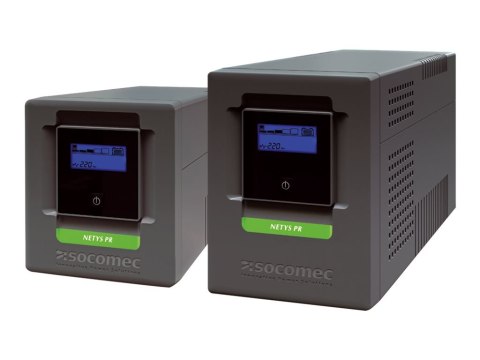 Socomec Netys PR 1000 - UPS - AC 230 V - 700 wat - 1000 VA - USB - złącza wyjściowe: 4