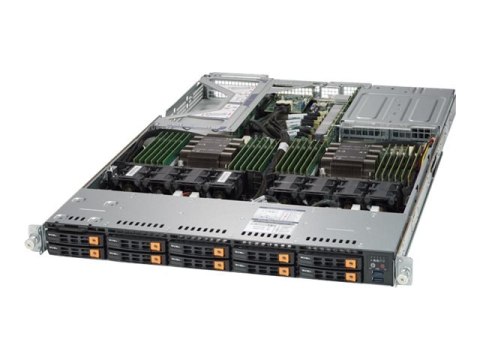 Supermicro SuperServer 1029U-TN10RT - Serwer - montowany w stojaku 1U - podwójny - bez CPU - RAM 0 GB - SATA - wymiana podczas p
