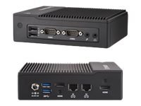 Supermicro SuperServer E50-9AP - Serwer - USFF 1 x Atom x5 E3940 - RAM 0 GB - brak HDD - HD Graphics 500 - Gigabit Ethernet - br