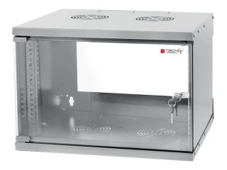 TECHly Armadio - Szafa - do montażu na ścianie - RAL 7035 - 6U - 19"