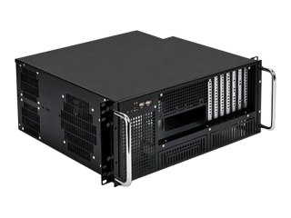 TECHly I-CASE MP-P4HX-BLK6 - Montowany w stojaku 4U - ATX - brak zasilacza (ATX / PS/2) - czarny - USB/dźwięk