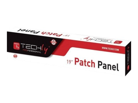 TECHly Professional - Krosownica - do montażu na stelażu - CAT 5e - UTP - RJ-45 X 16 - czarny - 1U - 19"