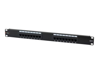 TECHly Professional - Krosownica - do montażu na stelażu - CAT 6 - STP - RJ-45 X 16 - 1U - 19"