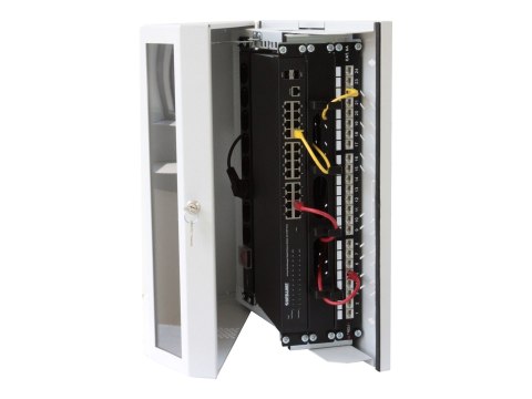 TECHly Professional - Stojak szafa - do montażu na ścianie - szary, RAL 7035 - 9U - 19"