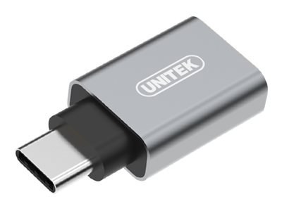 Unitek Y-A025CGY - Przejściówka USB - USB-C (M) do USB Typ A (F) - USB 3.1 Gen 2 - kosmiczna szarość