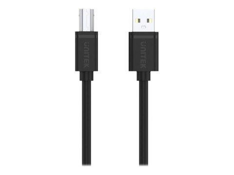Unitek Y-C421GBK - Kabel USB - USB (M) do USB Typ B (M) - USB 2.0 - 5 m - czarny