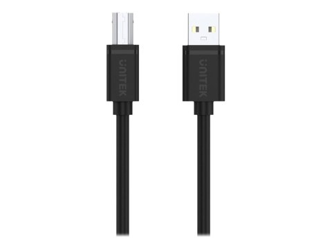 Unitek Y-C430GBK - Kabel USB - USB (M) do USB Typ B (M) - 1 m - czarny