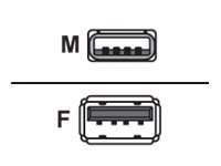 Unitek Y-C449GBK - Przedłużacz kabla USB - USB (M) do USB (F) - USB 2.0 - 1.5 m - czarny