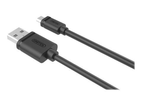 Unitek Y-C455GBK - Kabel USB - Micro-USB Typ B (M) do USB (M) - USB 2.0 - 2 m - czarny