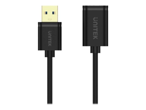 Unitek Y-C456GBK - Przedłużacz kabla USB - USB Typ A (M) do USB Typ A (F) - USB 3.0 - 50 cm - czarny