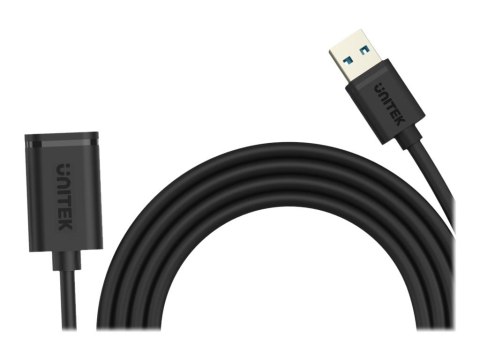 Unitek Y-C457GBK - Przedłużacz kabla USB - USB Typ A (M) do USB Typ A (F) - USB 3.0 - 1 m - czarny