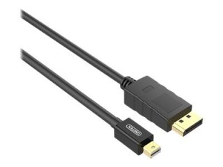 Unitek Y-C611BK - Kabel portu wyświetlacza - Mini DisplayPort (M) do DisplayPort 20-pin (M) - DisplayPort 1.2 - 2 m - obsługa 4K