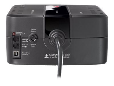 APC Back-UPS 650 - UPS - AC 120 V - 390 wat - 650 VA - 1 faza - USB - złącza wyjściowe: 8 - Stany Zjednoczone - czarny - APC Tak