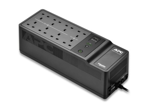 APC Back-UPS BE650G2-UK - UPS - AC 230 V - 400 wat - 650 VA - złącza wyjściowe: 8 - Wielka Brytania - czarny