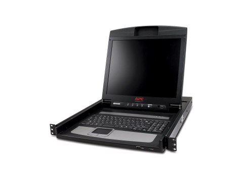 APC LCD Console - Konsola KVM - 17" - do montowania w stojaku - 1280 x 1024 @ 75 Hz - czarny - 1U - dla P/N: SMX1000CUS, SMX1500