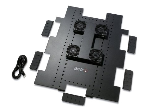 APC Roof Fan Tray - Taca wentylatorów stojaka - AC 120 V - czarny - dla NetShelter SX