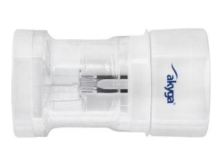 Akyga AK-AD-61 - Zestaw przejściówki złącza zasilania - 110-240 V - 10 A - biały