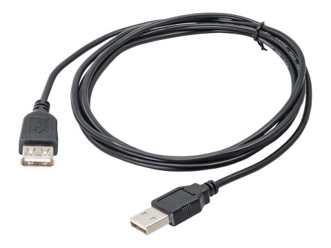 Akyga AK-USB-07 - Przedłużacz kabla USB - USB (M) do USB (F) - 1.8 m - czarny