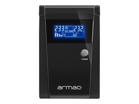 Armac Office 1500F - UPS - interaktywny liniowy - AC 145 - 290 V - 950 wat - 1500 VA - 2 x bateria - 9 Ah - USB, RJ-45 - złącza 