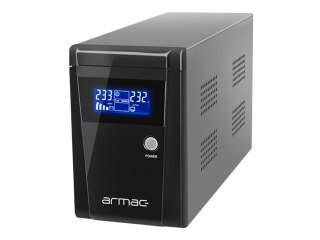 Armac Office Interactive 1000F - UPS - AC 145 - 290 V - 650 wat - 1000 VA - 2 x bateria - kwasowo-ołowiowy - 7 Ah - USB - złącza