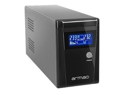 Armac Office O/650F/LCD - UPS - AC 230 V - 390 wat - 650 VA - 7 Ah - 7 Ah - USB - złącza wyjściowe: 2