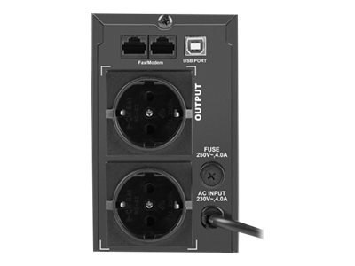 Armac Office O/650F/LCD - UPS - AC 230 V - 390 wat - 650 VA - 7 Ah - 7 Ah - USB - złącza wyjściowe: 2
