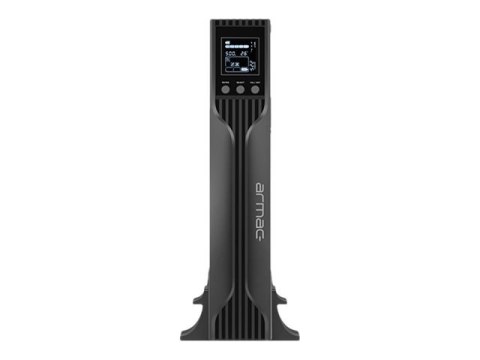 Armac Rack PSW series R/1000I/PSW - UPS (montowany w szafie rack / zewnętrzny) - AC 230 V - 800 wat - 1000 VA - 9 Ah - USB - złą