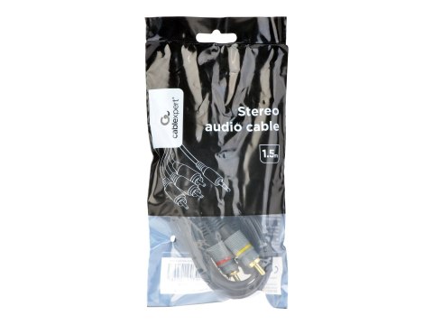 Cablexpert - Kabel audio / video - mini jack 4-biegunowy męski do RCA x 3 męski - 1.5 m
