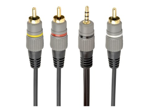 Cablexpert - Kabel audio / video - mini jack 4-biegunowy męski do RCA x 3 męski - 1.5 m