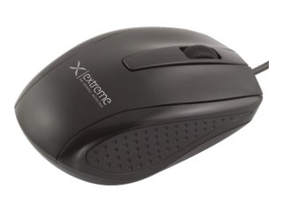 EXTREME BUNGEE XM110K - Mysz - optyczna - 3 przyciski - przewodowa - USB - czarny