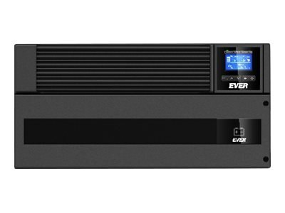 EVER Powerline RT Plus 6000 - UPS (montowany w szafie rack / zewnętrzny) - AC 230 V - 6000 wat - 6000 VA - 1 faza - bez baterii 